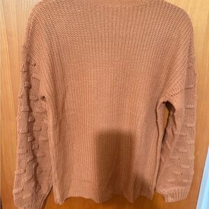 Cozy Brown Knit Sweater